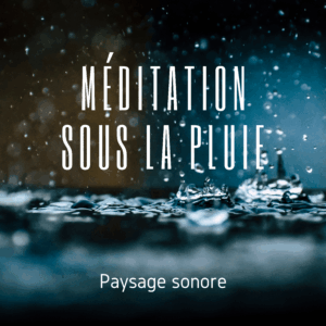 Méditation sous la pluie